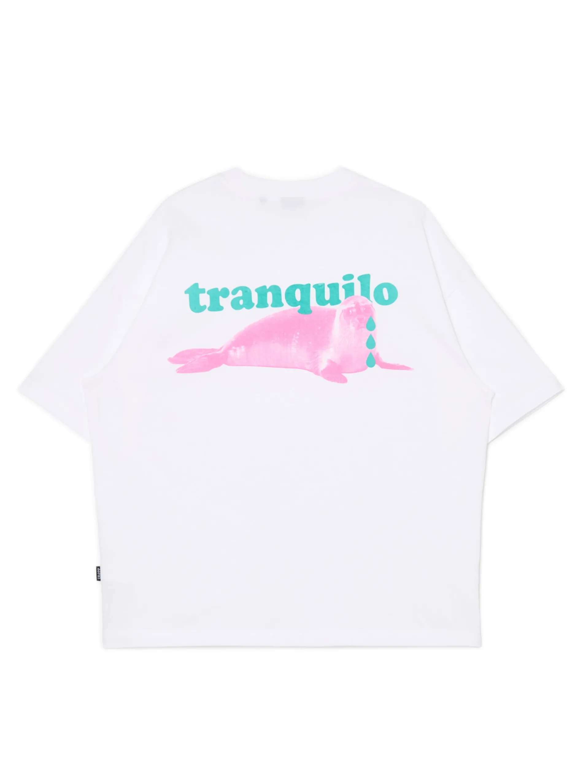 Cropp Koszulki*Biała koszulka z foczką