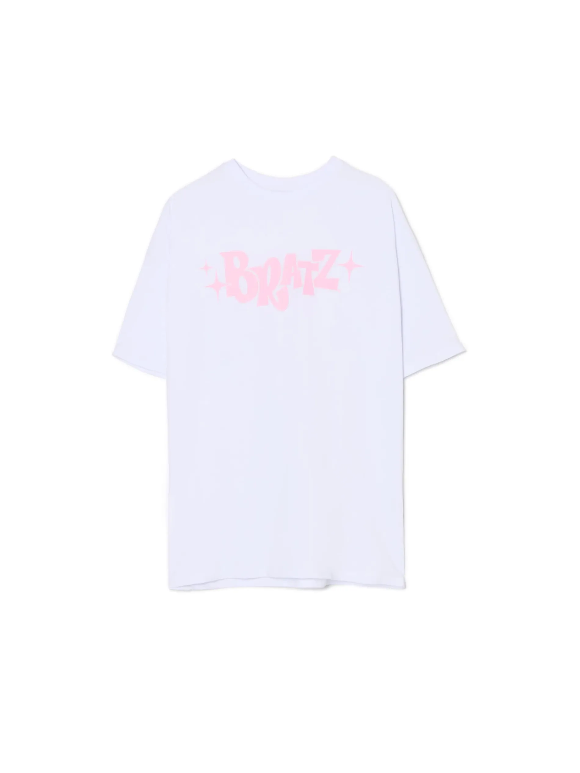 Cropp Koszulki, Topy*Biała koszulka z nadrukiem Bratz