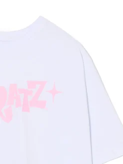 Cropp Koszulki, Topy*Biała koszulka z nadrukiem Bratz