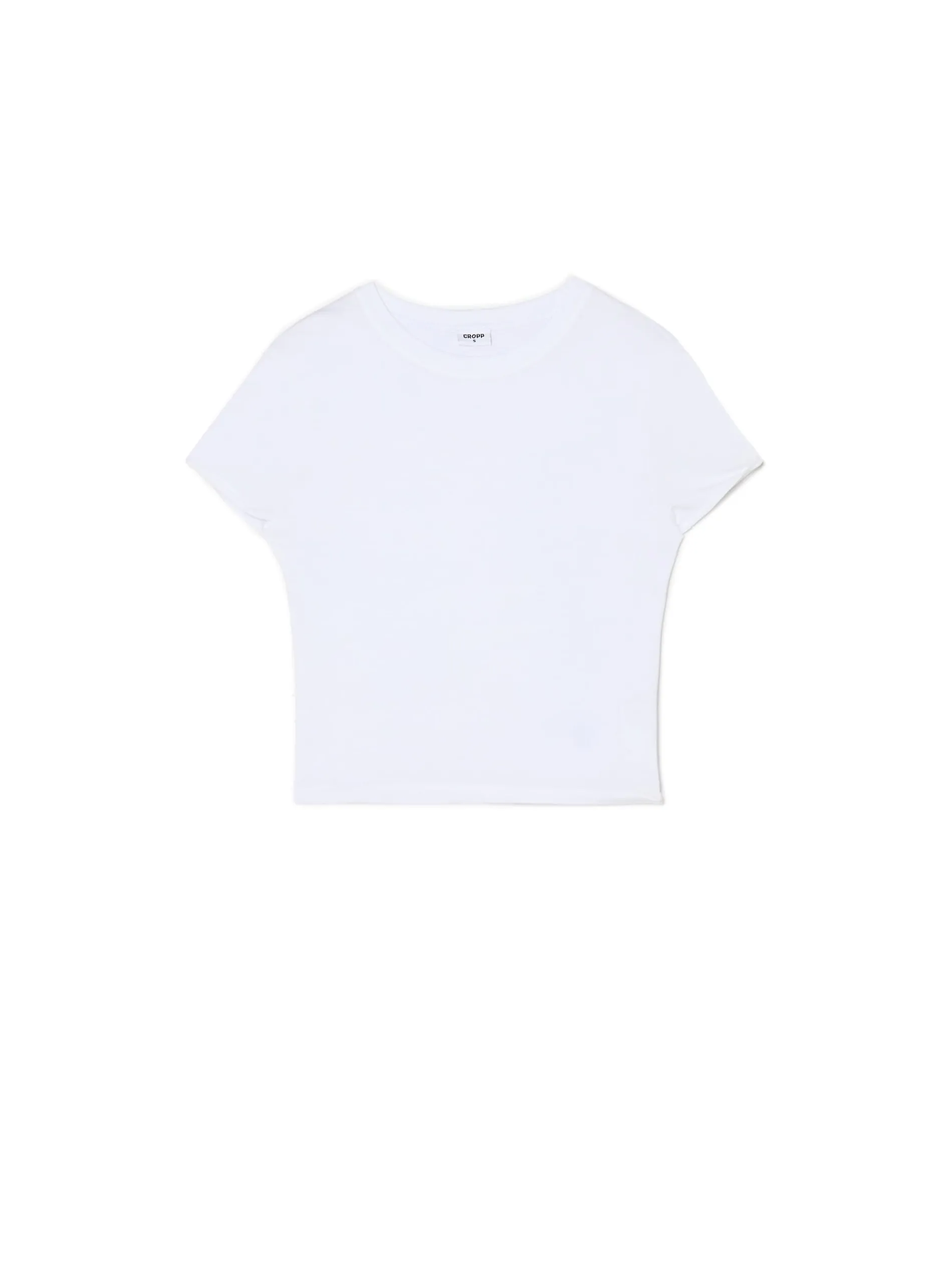 Cropp Koszulki, Topy*Biała koszulka z wiskozą