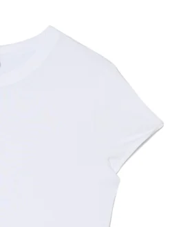 Cropp Koszulki, Topy*Biała koszulka z wiskozą