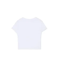 Cropp Koszulki, Topy*Biała koszulka z wiskozą