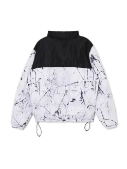 Cropp Kurtki Zimowe|Kurtki, Płaszcze*Biała kurtka puffer z nadrukiem