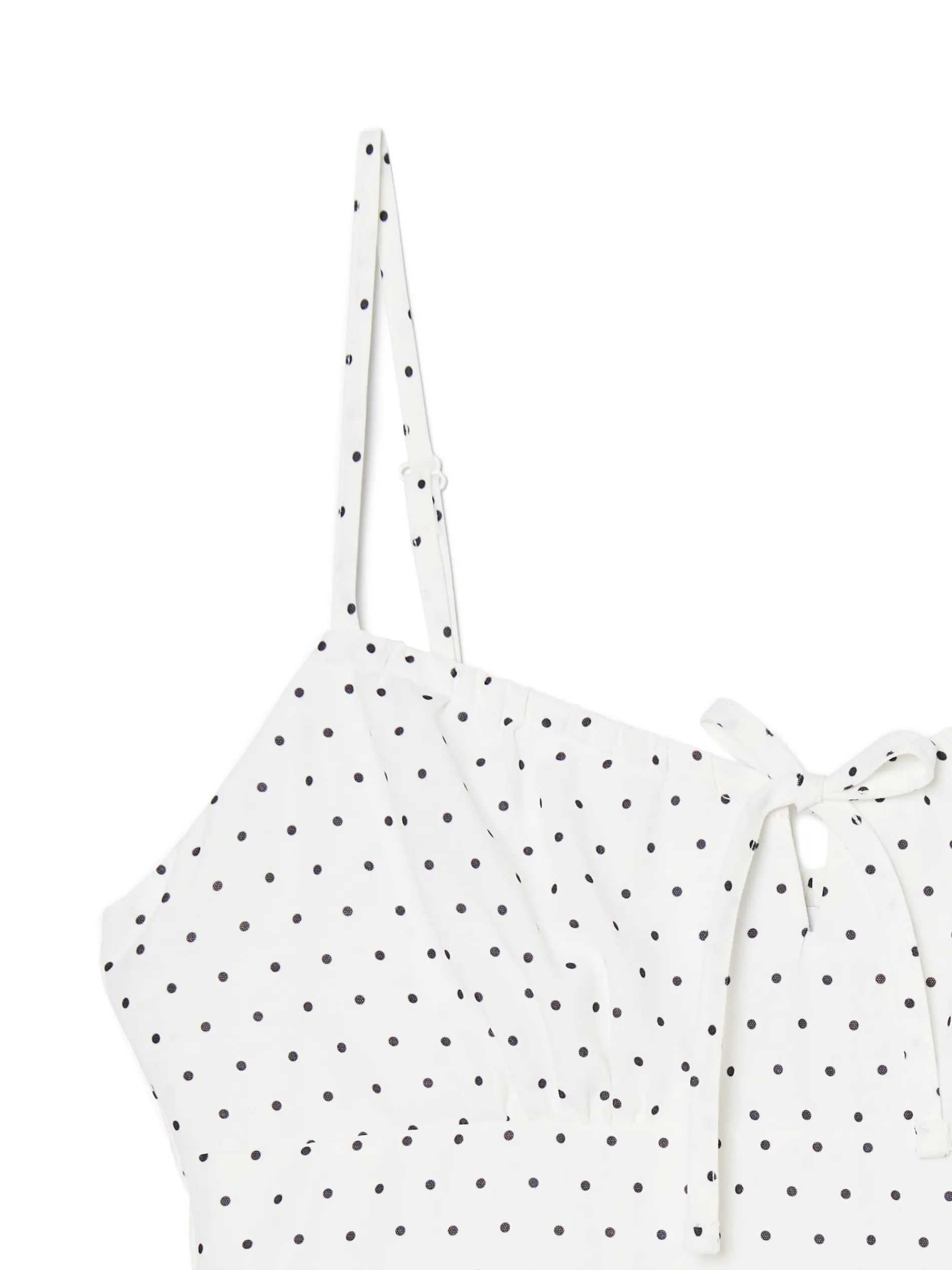 Cropp Sukienki, Kombinezony*Biała sukienka w groszki