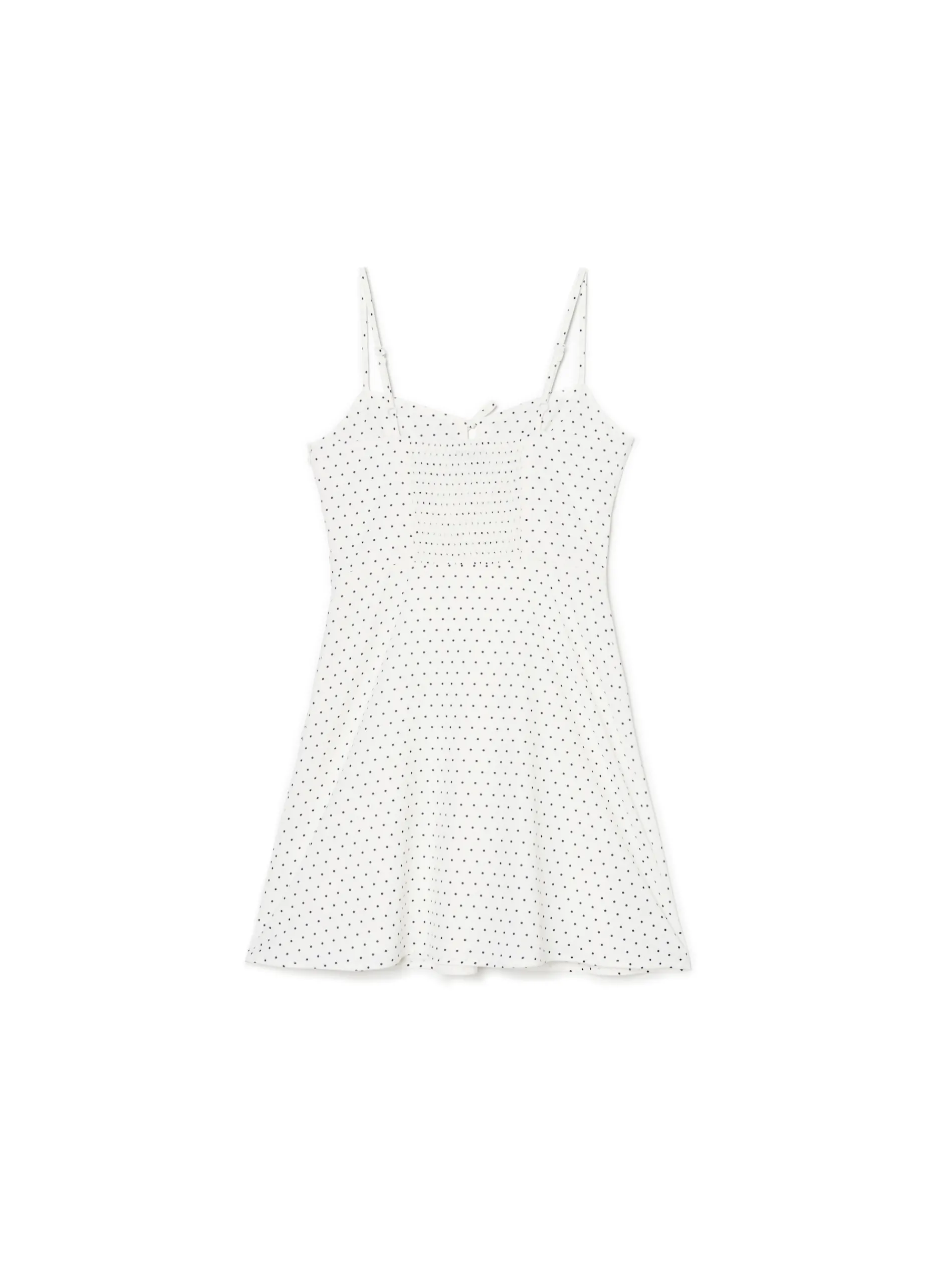 Cropp Sukienki, Kombinezony*Biała sukienka w groszki