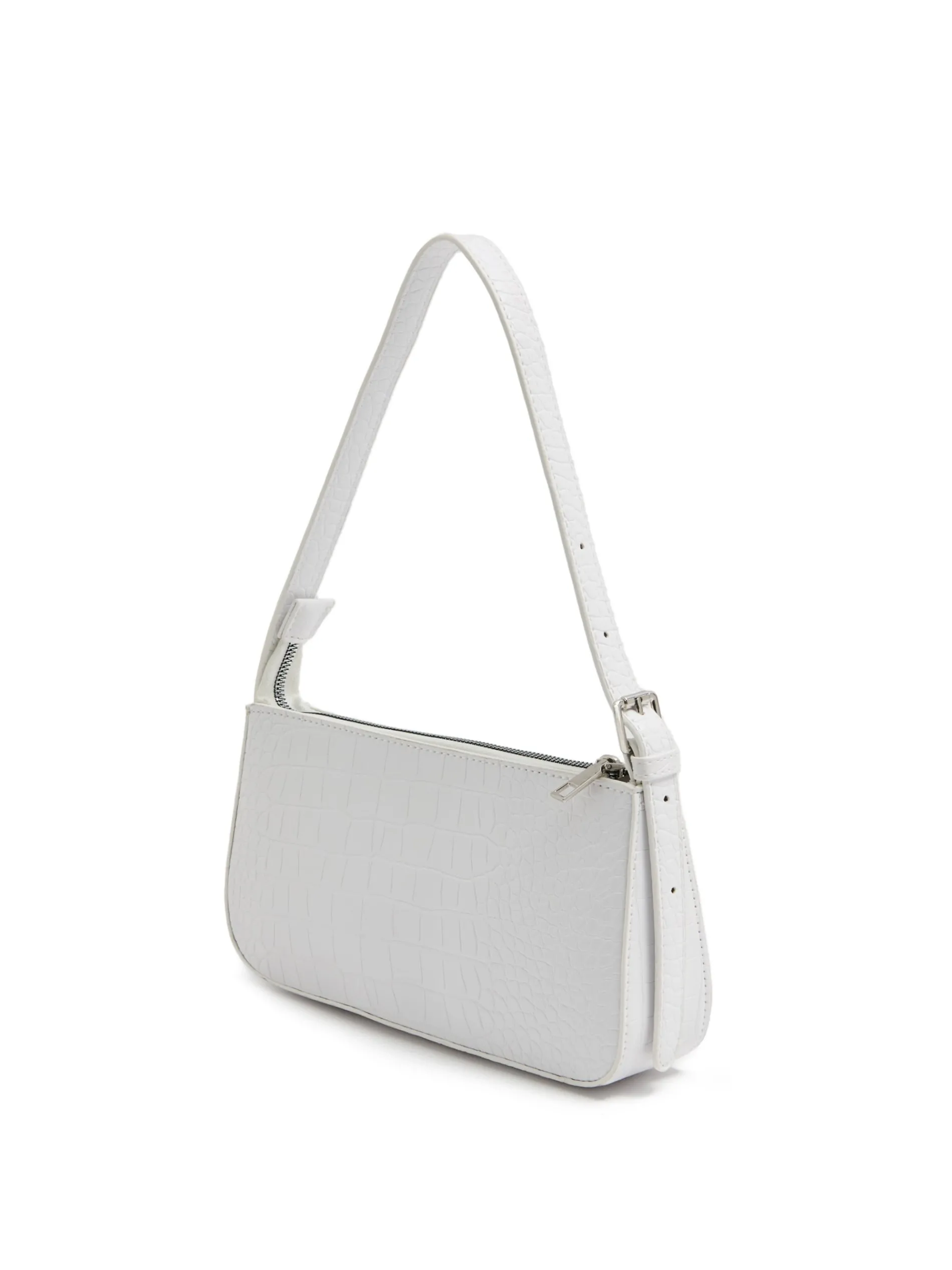 Cropp Torby, Plecaki*Biała torebka z imitacji skóry