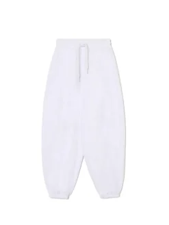 Cropp Spodnie*Białe joggery z wysokim stanem