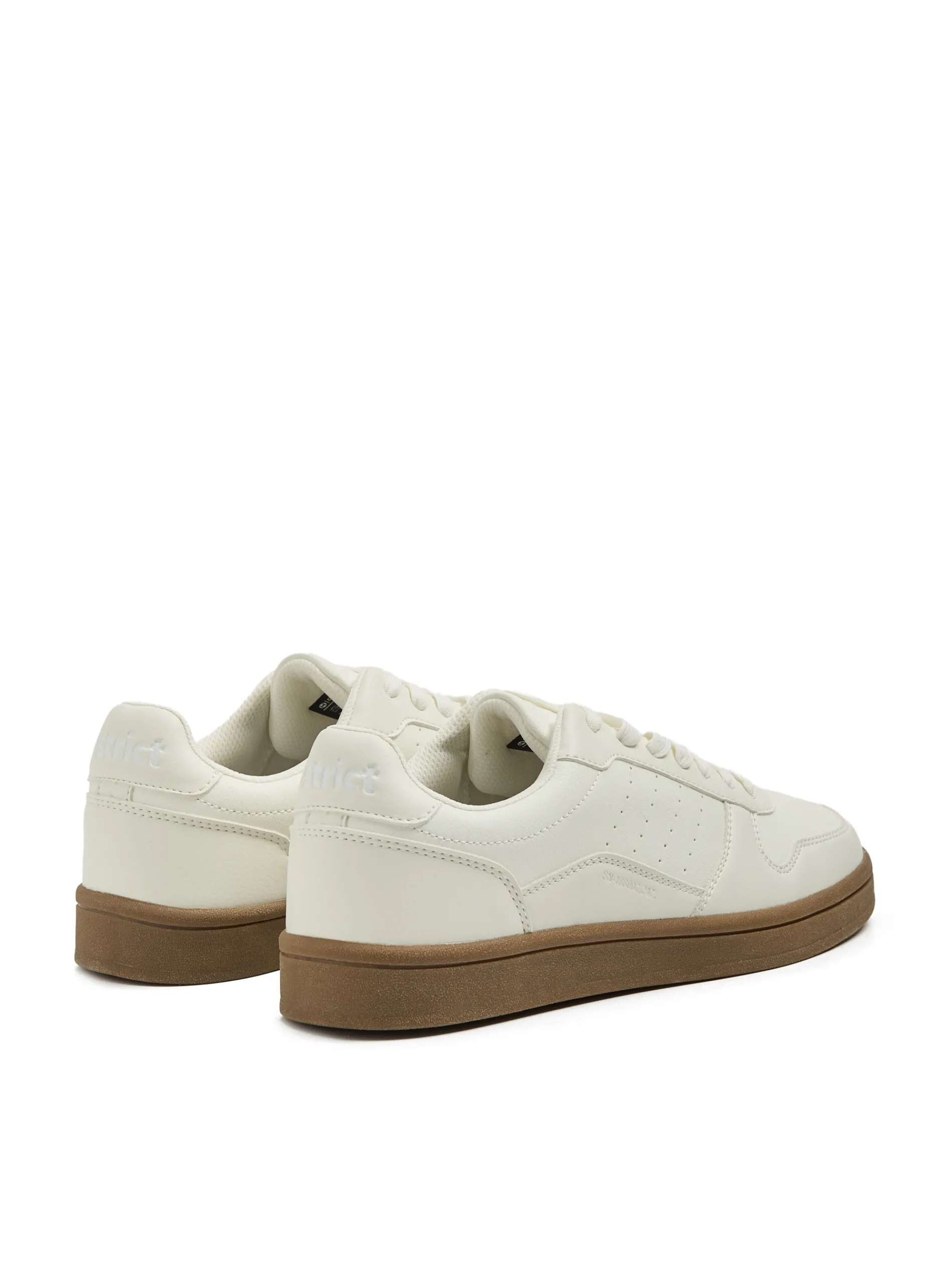 Cropp Sneakersy*Białe sneakersy z imitacji skóry