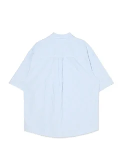 Cropp Koszule*Biało-błękitna koszula z krótkim rękawem