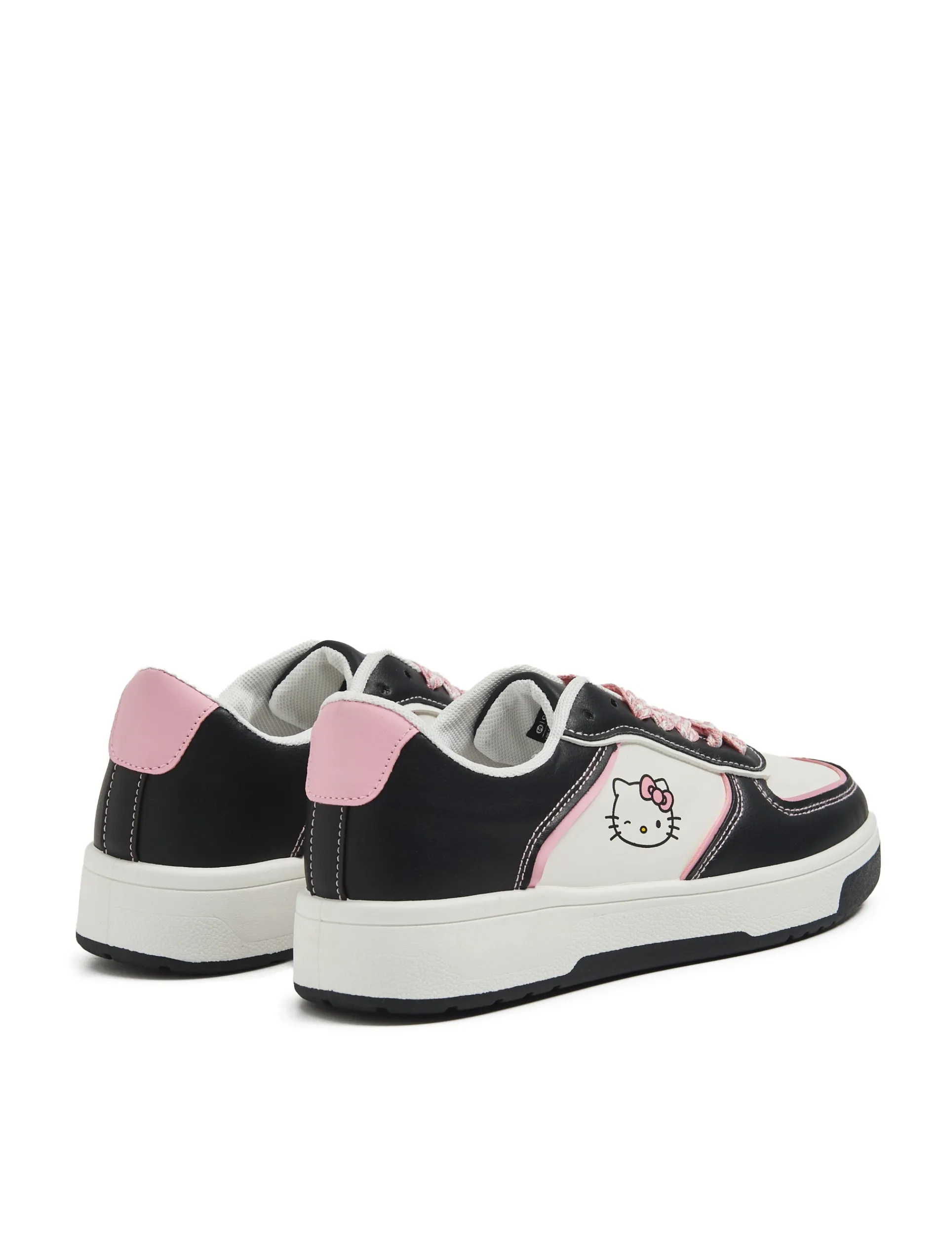 Cropp Sneakersy*Biało-czarne sneakersy Hello Kitty