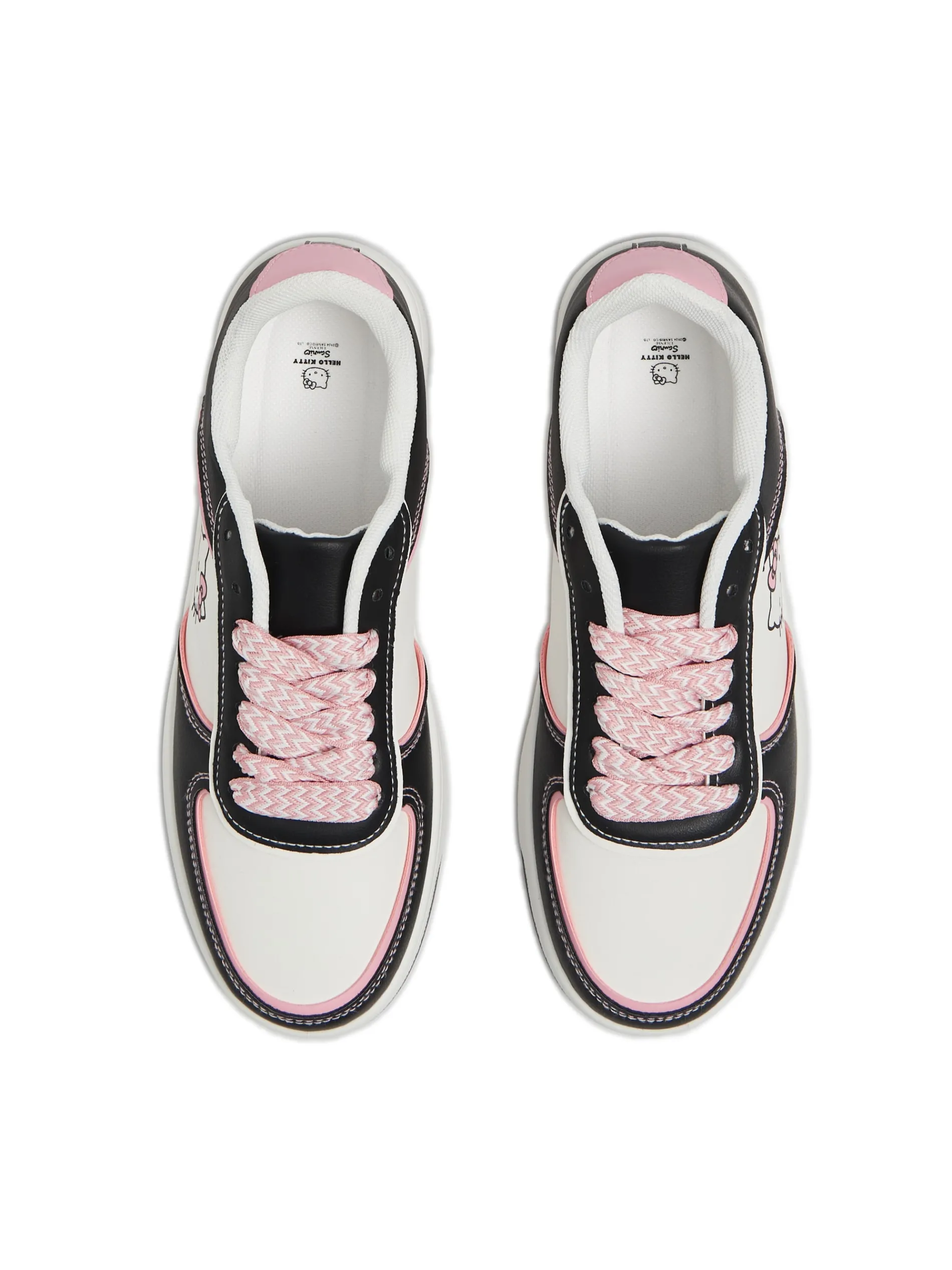 Cropp Sneakersy*Biało-czarne sneakersy Hello Kitty