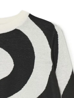 Cropp Swetry*Biało-czarny sweter