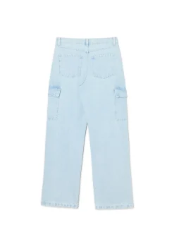 Cropp Jeansy*Błękitne jeansy baggy