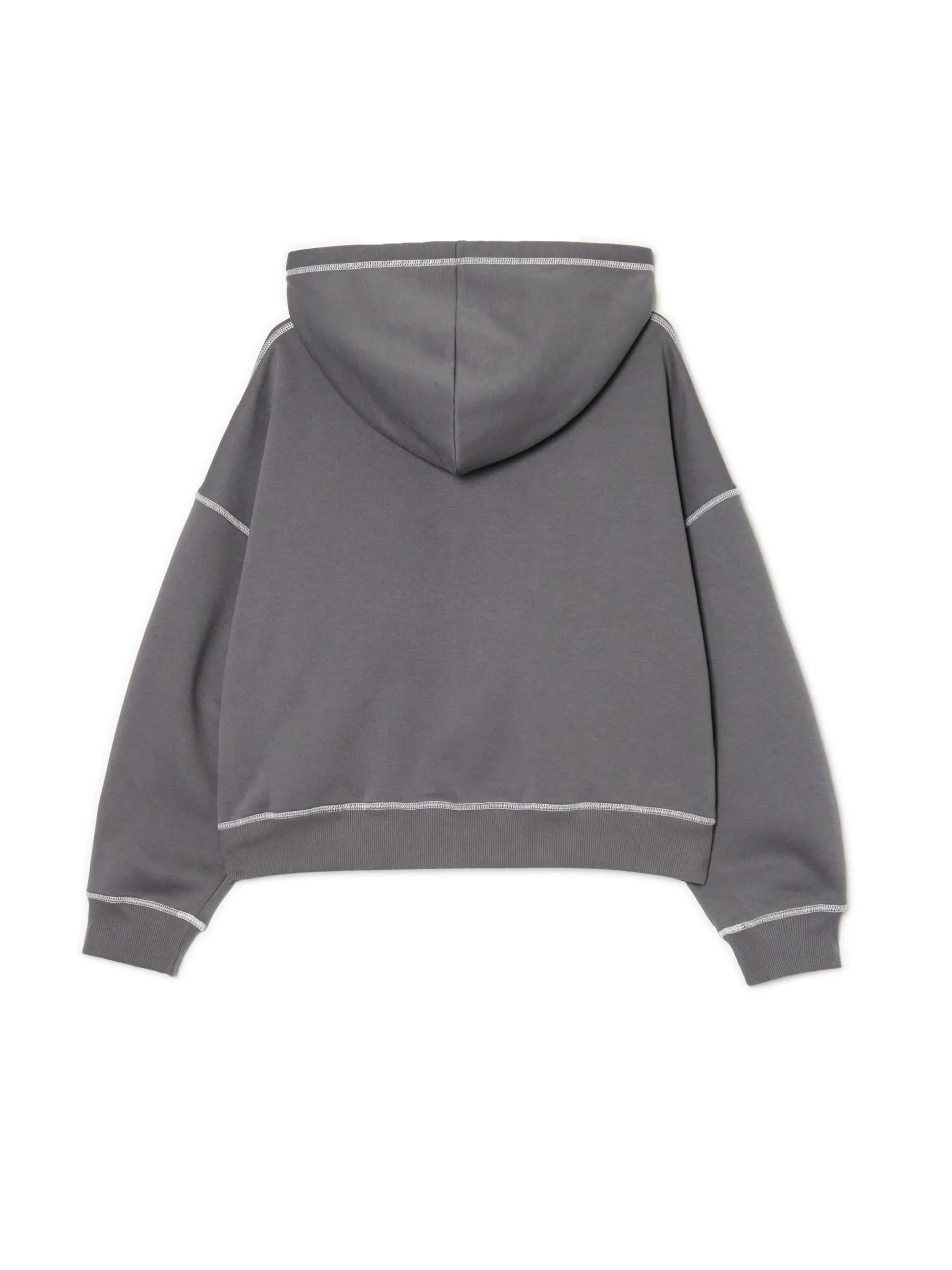 Cropp Bluzy*Bluza hoddie z kontrastowymi przeszyciami