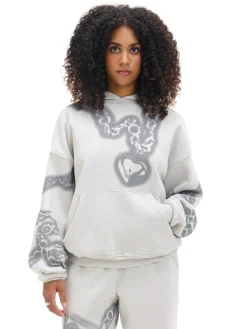 Cropp Unisex|Unisex*Bluza hoodie z motywem łańcucha UNISEX