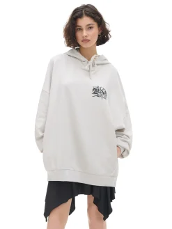 Cropp Bluzy*Bluza oversize z kapturem i nadrukiem