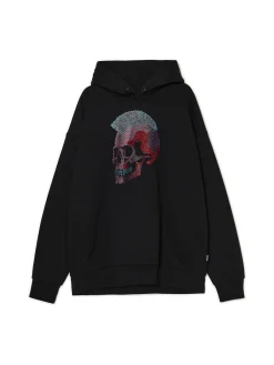 Cropp Bluzy*Bluza z aplikacją punkowej czaszki
