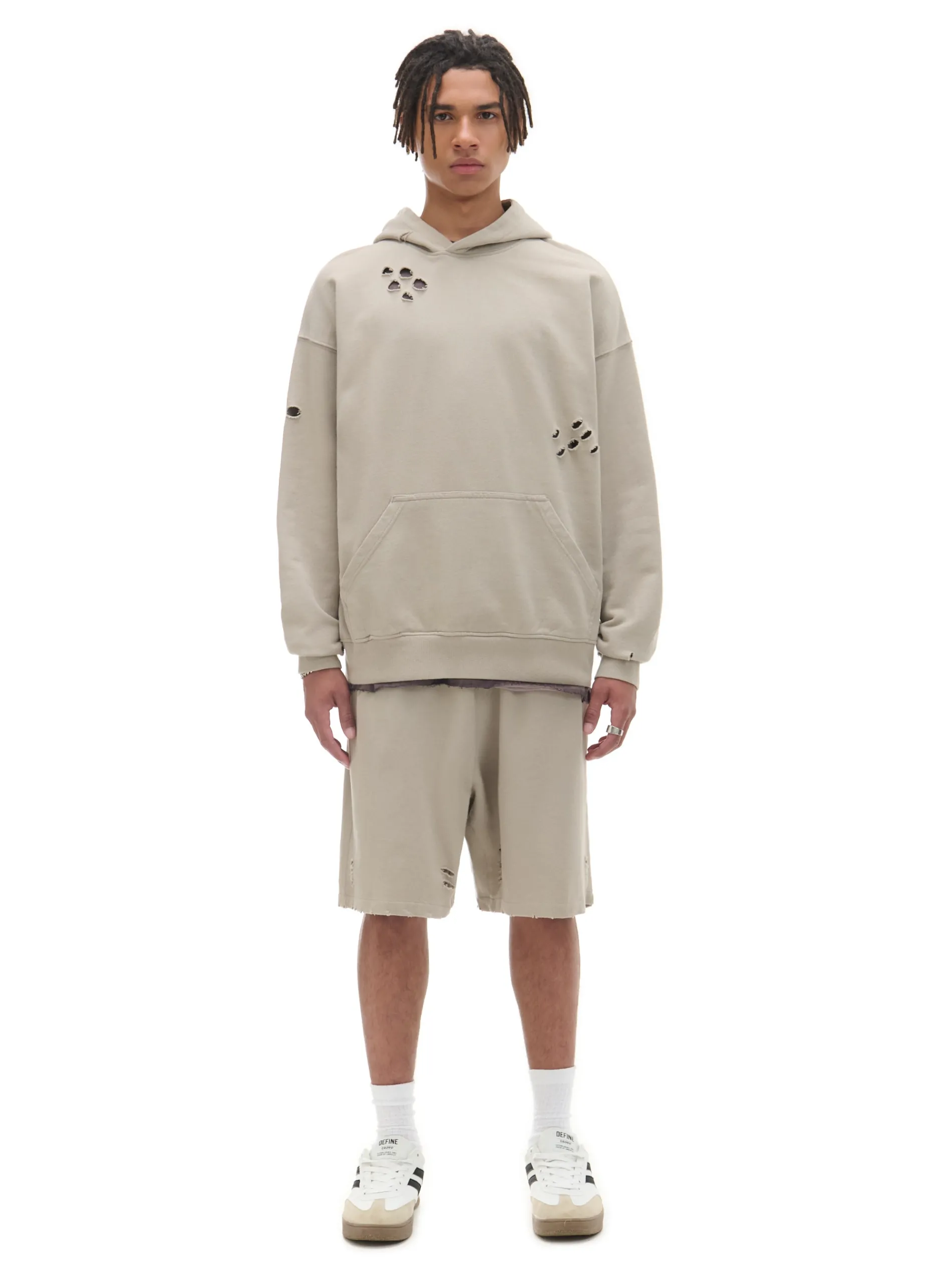 Cropp Bluzy*Bluza z kapturem z ozdobnymi wycięciami