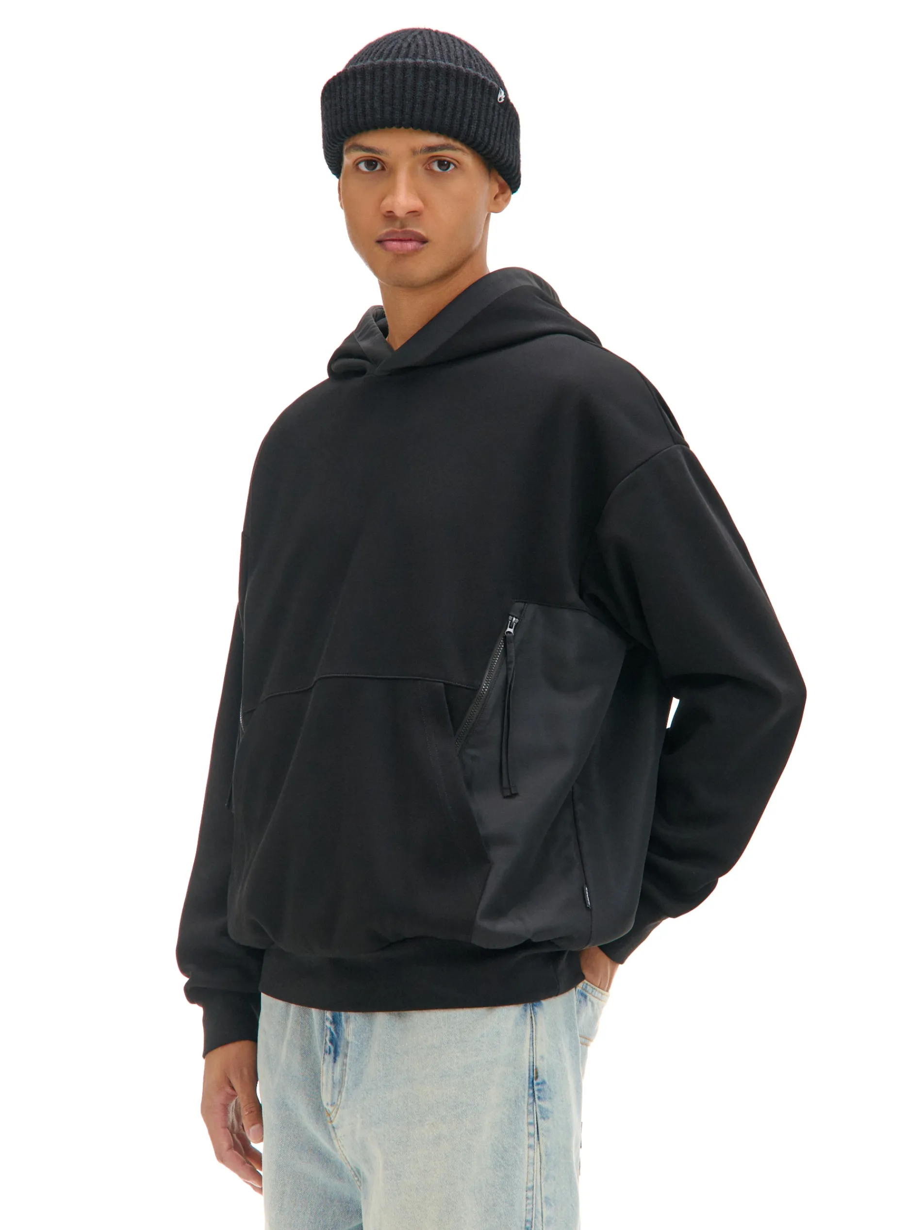 Cropp Bluzy*Bluza z tkaninowymi wstawkami