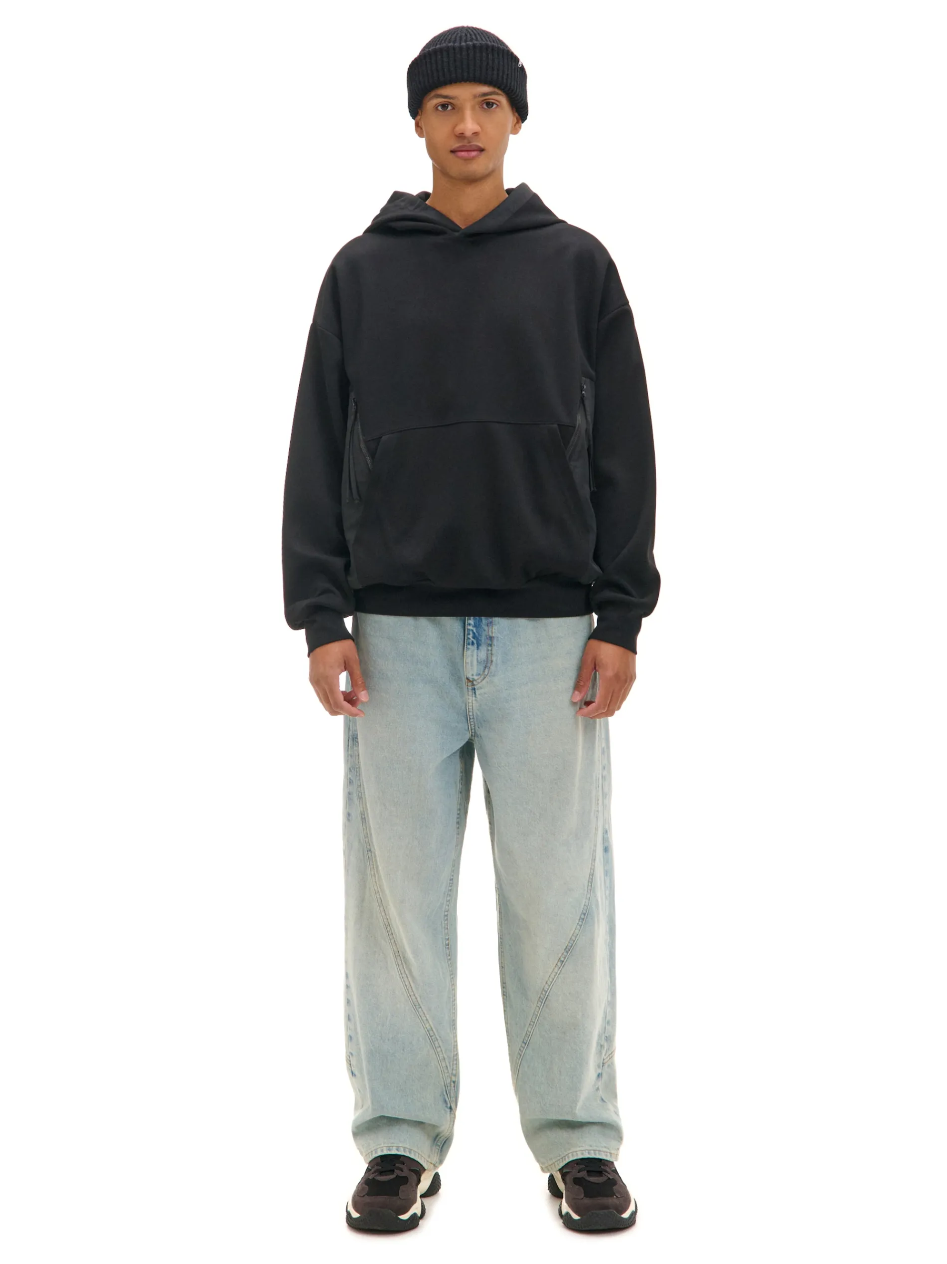 Cropp Bluzy*Bluza z tkaninowymi wstawkami