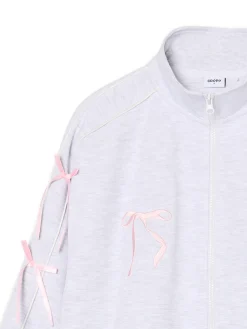 Cropp Bluzy*Bluza ze stójką i kokardami