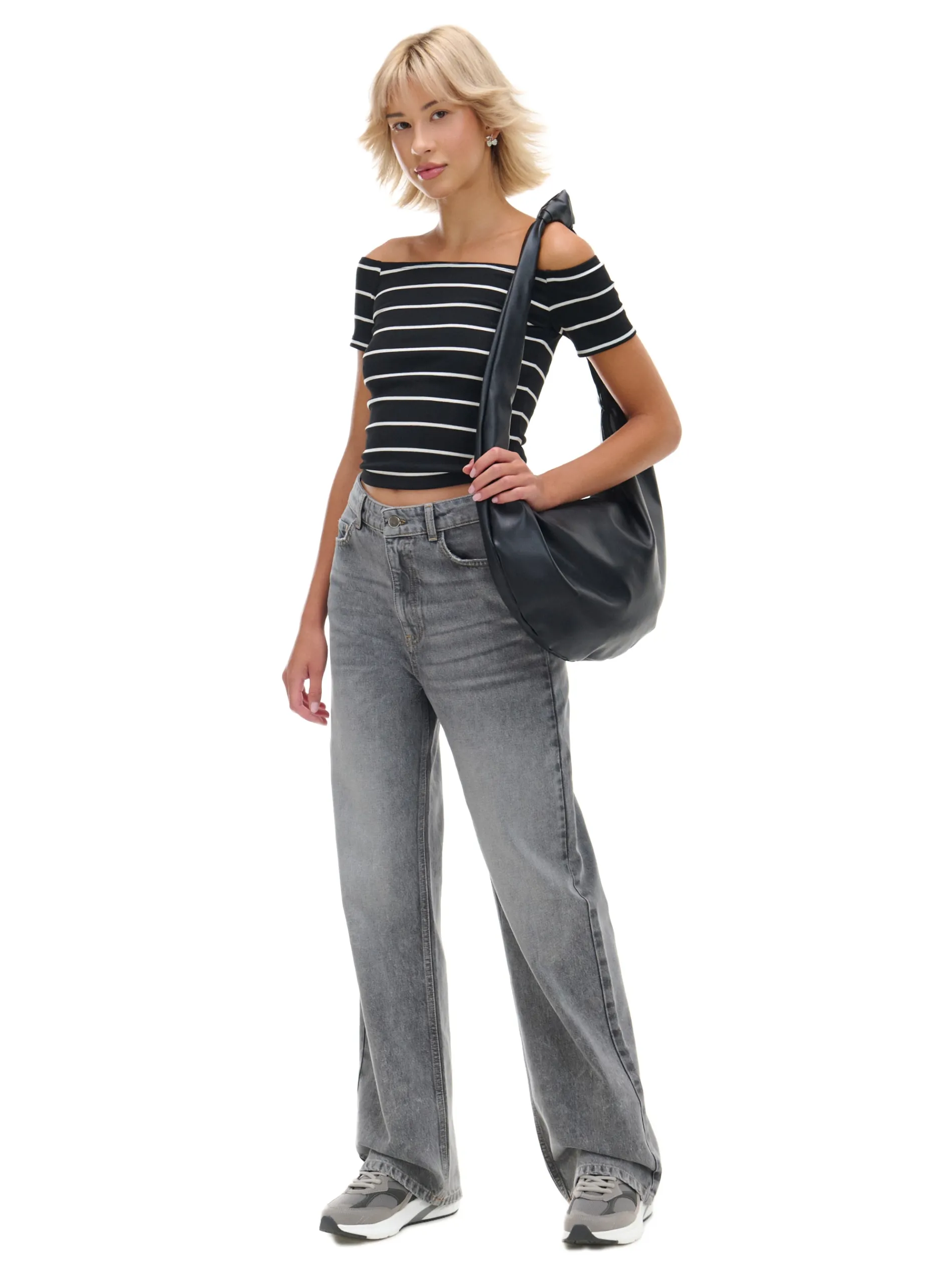 Cropp Koszulki, Topy*Bluzka z dodatkiem wiskozy