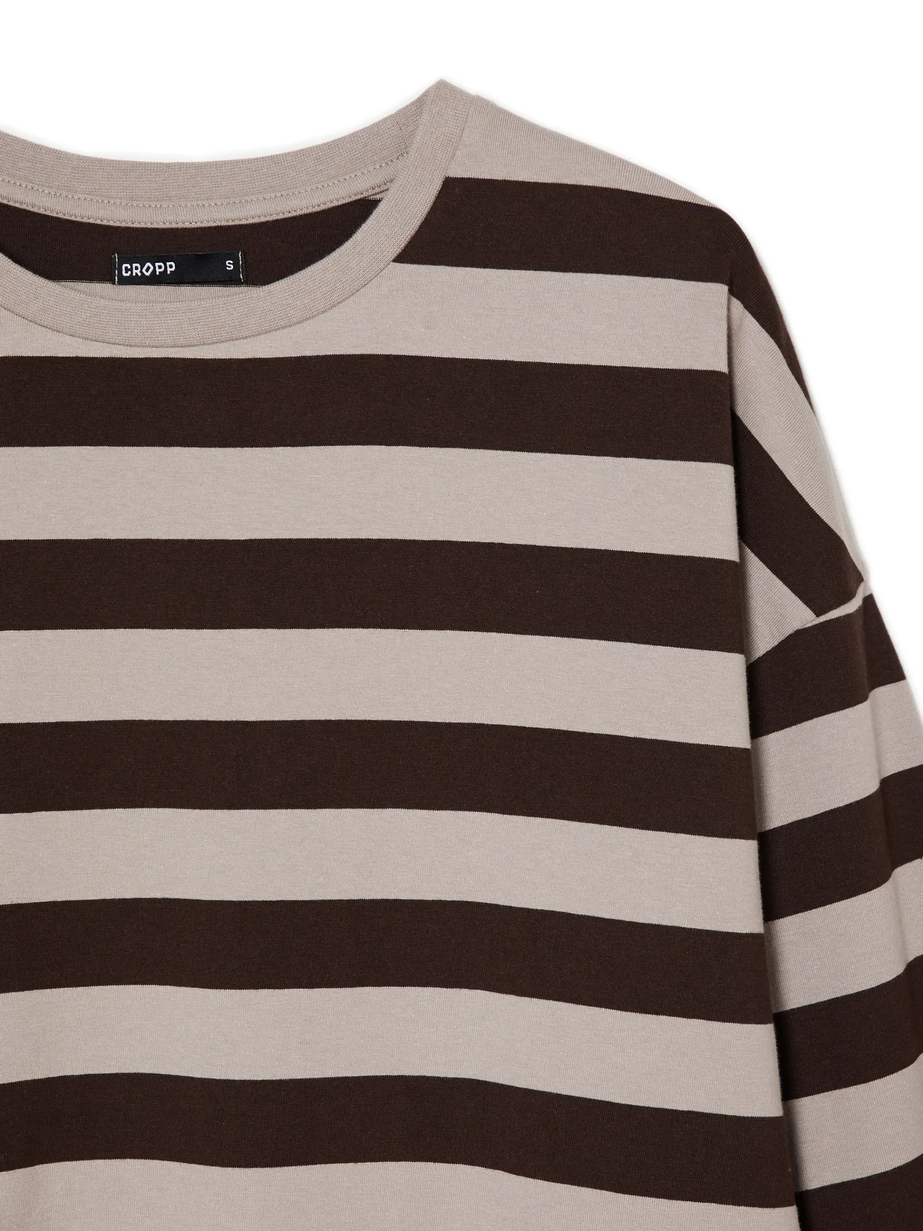 Cropp Koszulki, Topy|Koszule, Bluzki*Bluzka z długim rękawem w paski UNISEX