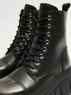 Cropp Botki, Trzewiki*Botki za kostkę z imitacji skóry