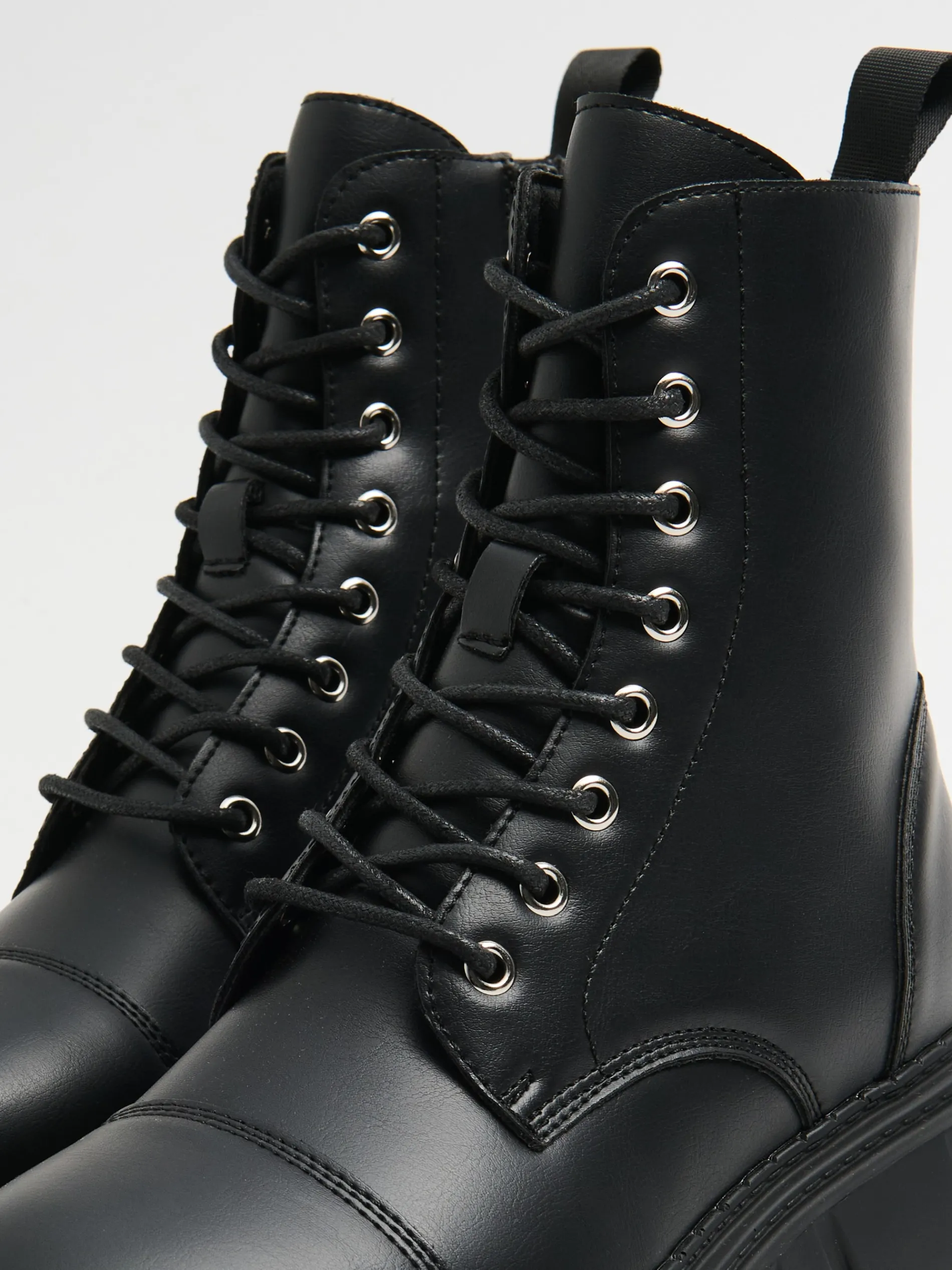 Cropp Botki, Trzewiki*Botki za kostkę z imitacji skóry