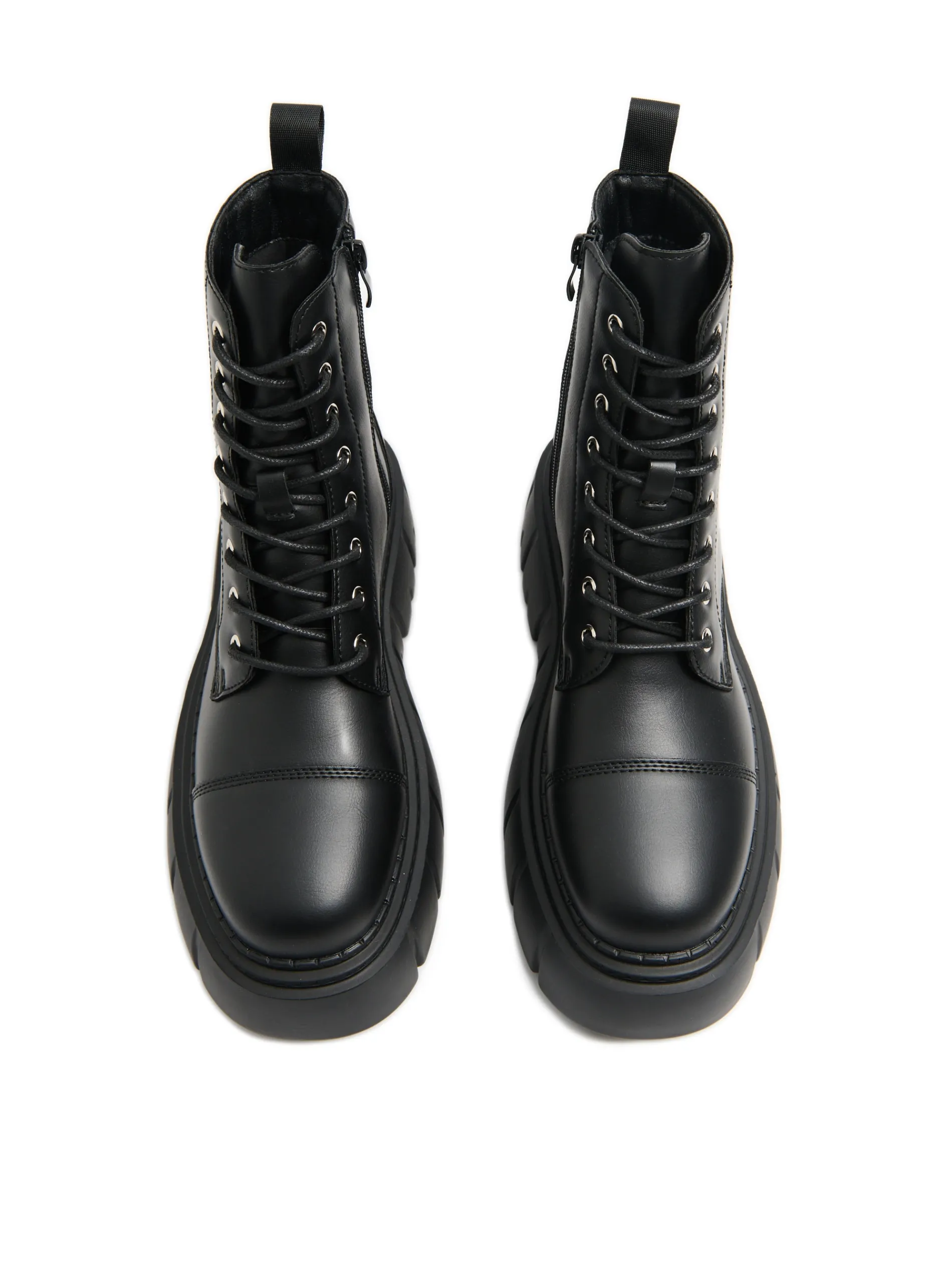 Cropp Botki, Trzewiki*Botki za kostkę z imitacji skóry