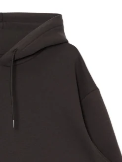 Cropp Bluzy|Sety*Brązowa bluza regular z kapturem