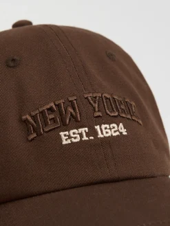 Cropp Czapki*Brązowa czapka z daszkiem