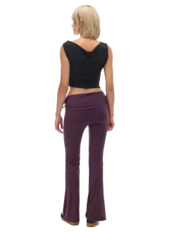 Cropp Spodnie|Sety*Burgundowe dresy z ozdobną zakładką