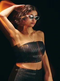 Cropp Koszulki, Topy|Sety*Cekinowy top