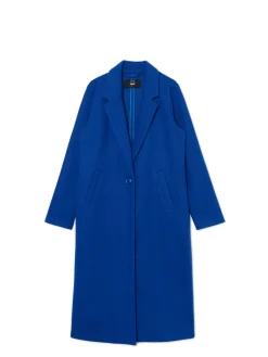 Cropp Kurtki, Płaszcze*Chabrowy długi płaszcz