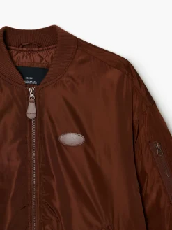 Cropp Kurtki, Płaszcze*Ciemnobrązowa kurtka bomber