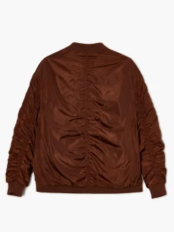 Cropp Kurtki, Płaszcze*Ciemnobrązowa kurtka bomber