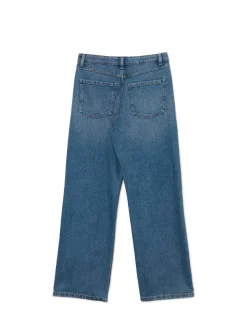 Cropp Jeansy*Ciemnoniebieskie jeansy baggy