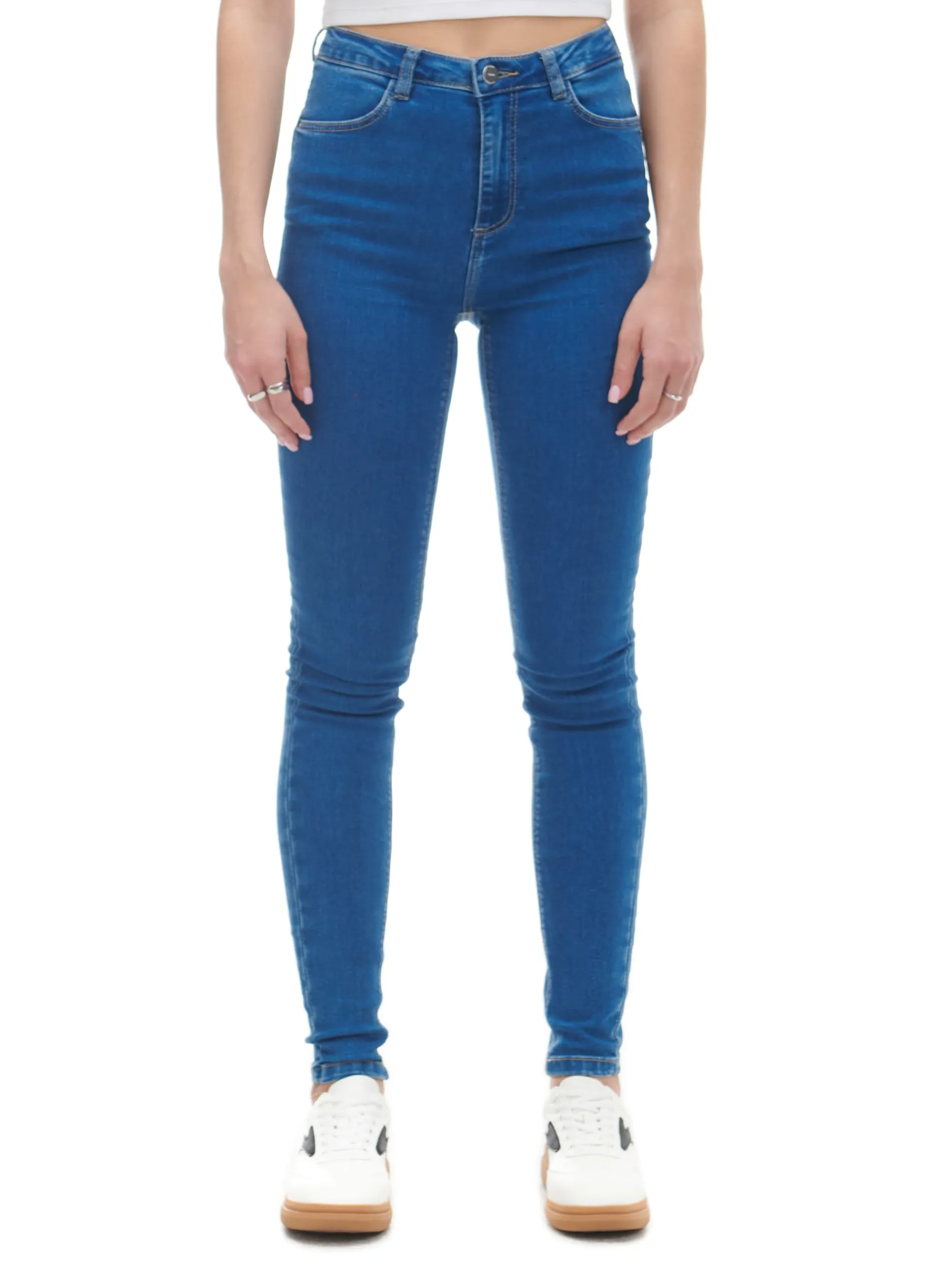 Cropp Jeansy*Ciemnoe jeansy push up TALL