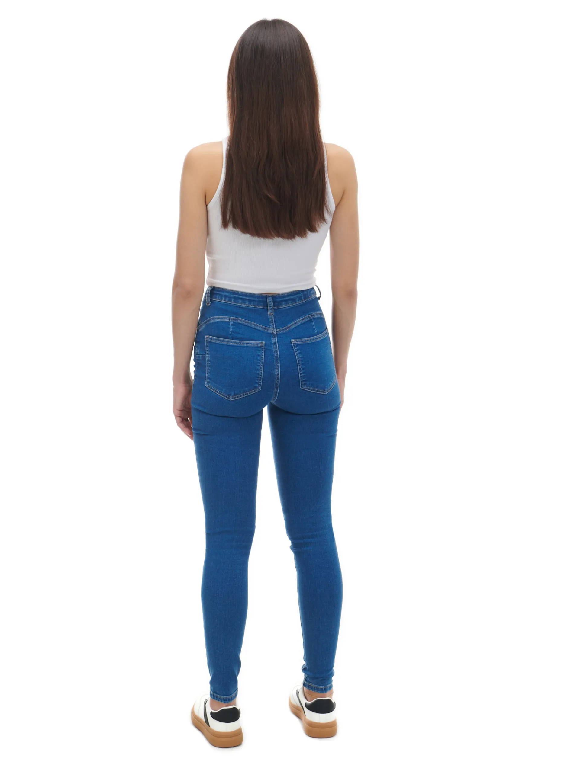 Cropp Jeansy*Ciemnoe jeansy push up TALL