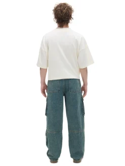 Cropp Jeansy*Ciemnoe jeansy wide leg