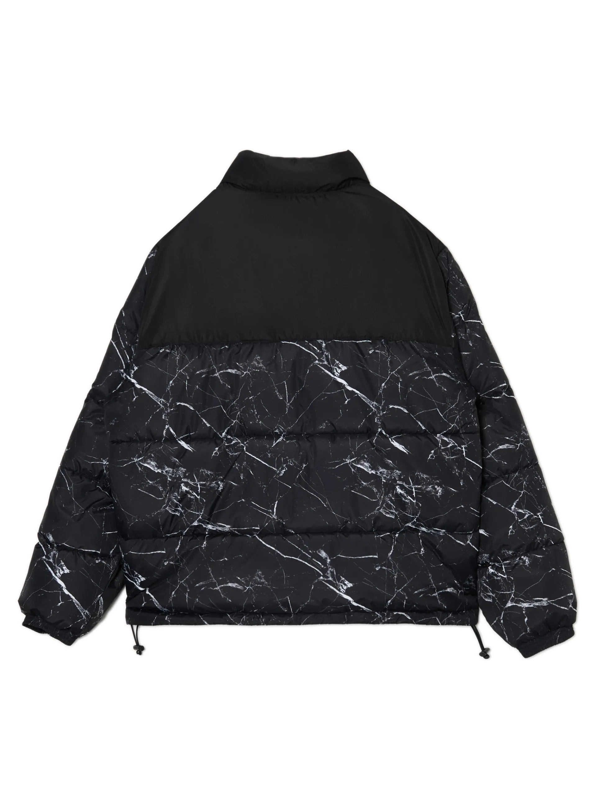 Cropp Kurtki Zimowe|Kurtki, Płaszcze*Ciemnoszara kurtka puffer z nadrukiem