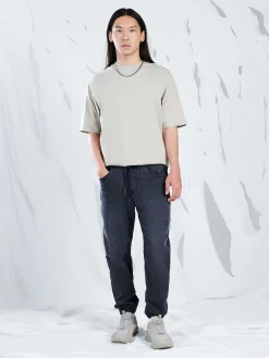 Cropp Jeansy*Ciemnoszare jeansowe joggery