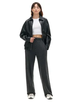 Cropp Spodnie|Sety*Ciemnoszare spodnie wide leg