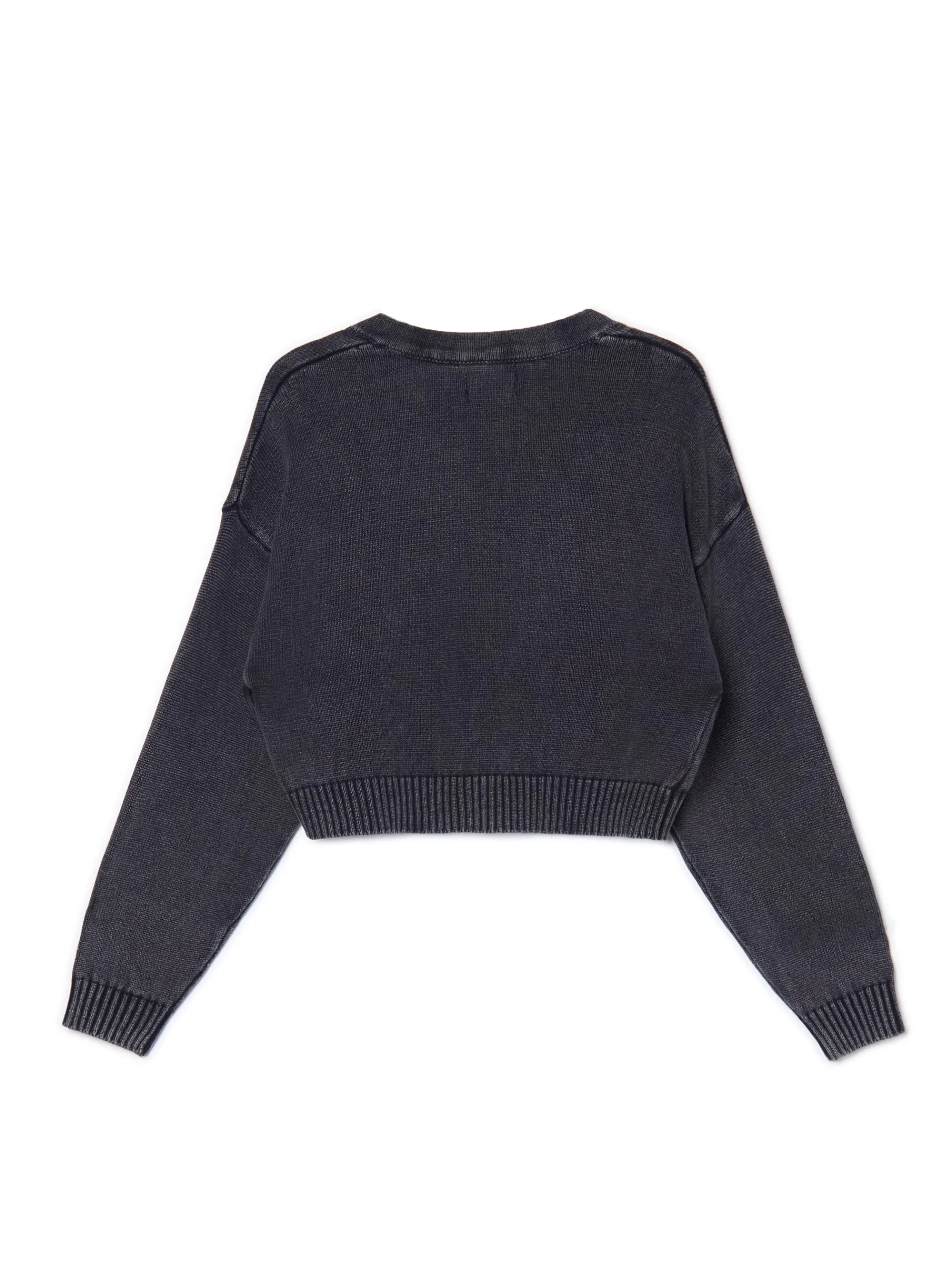 Cropp Swetry*Ciemno kardigan z agrafkami