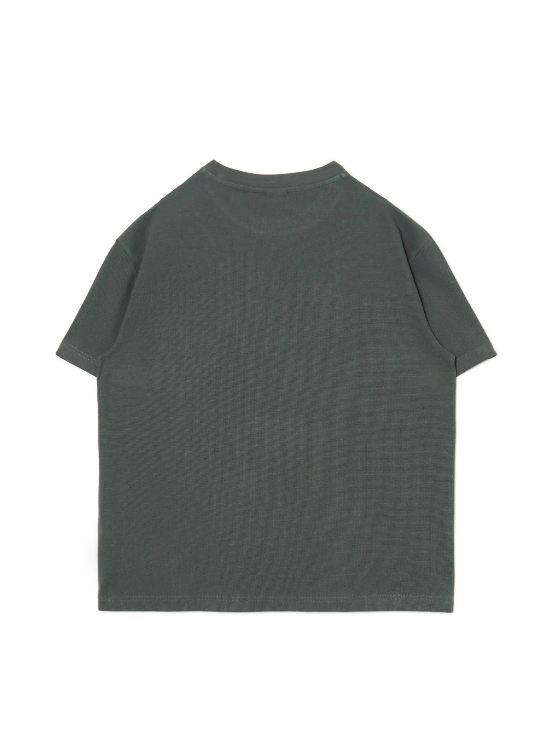 Cropp Koszulki*Ciemnozielona koszulka z naszywką