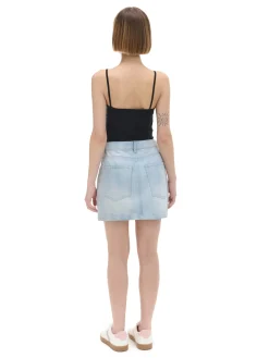 Cropp Spódnice*Cieniowana jasna jeansowa spódnica