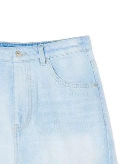 Cropp Spódnice*Cieniowana jasna jeansowa spódnica