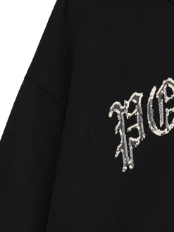 Cropp Bluzy*Czarna bluza hoodie Melanie Martinez