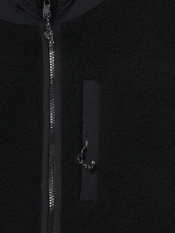 Cropp Bluzy*Czarna bluza sherpa